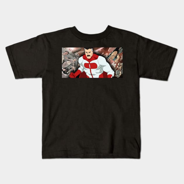 superdad Kids T-Shirt by super villain